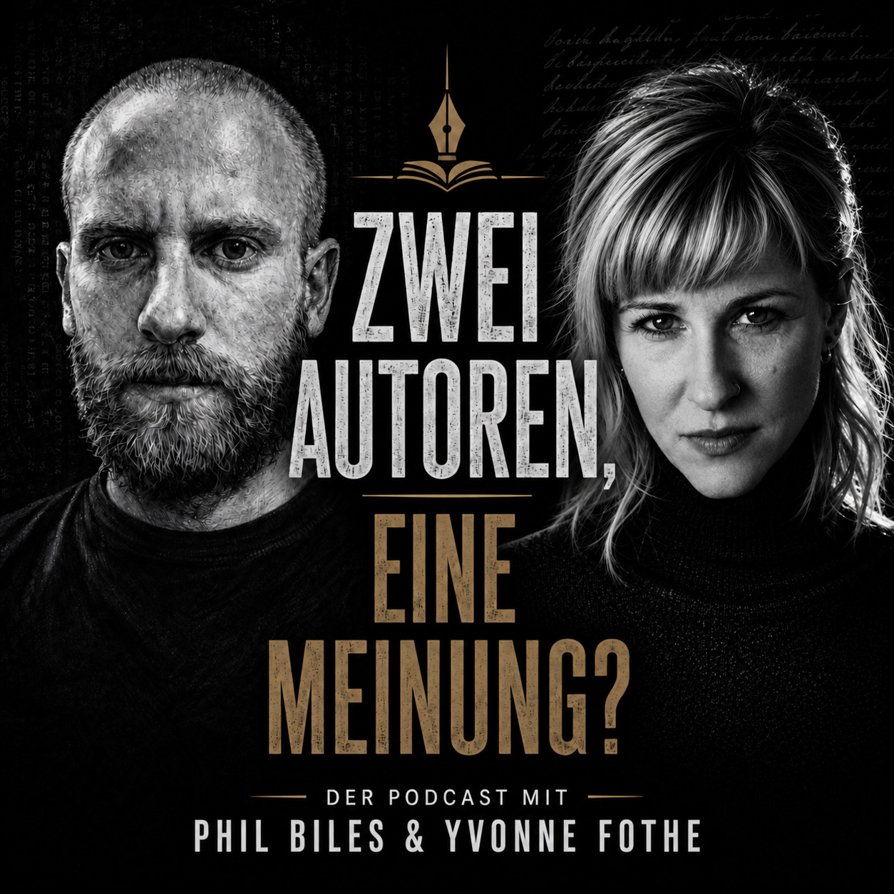 Podcast-Cover Zwei Autoren, eine Meinung? mit Phil Biles und Yvonne Fothe
